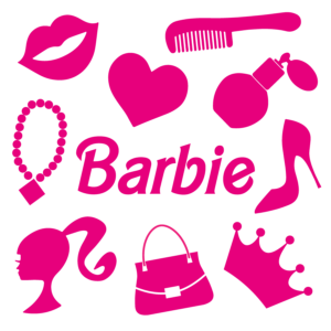 Barbie themed vector designs
